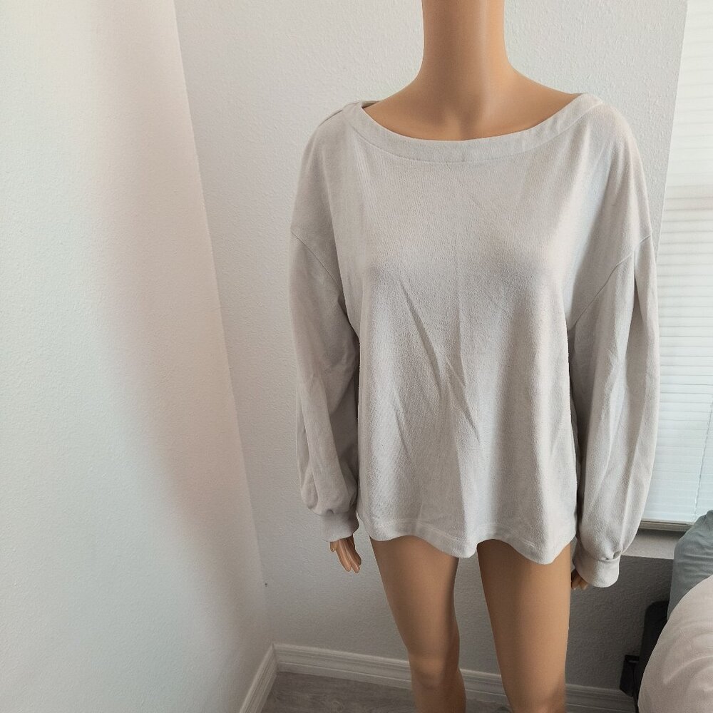 Banana Republic Cream Long Sleeve Top